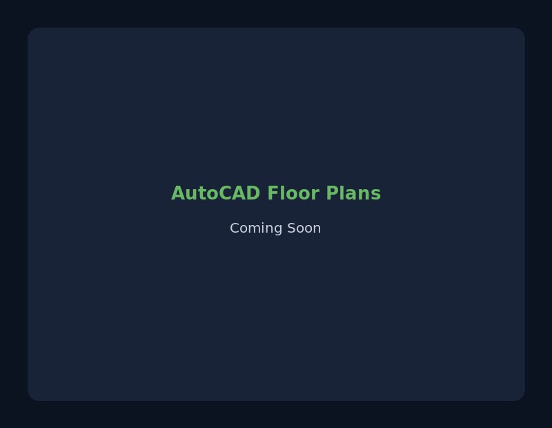 AutoCAD Floor Plans - Coming Soon